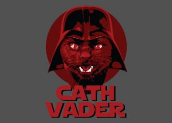 cath vader ready made tshirt design