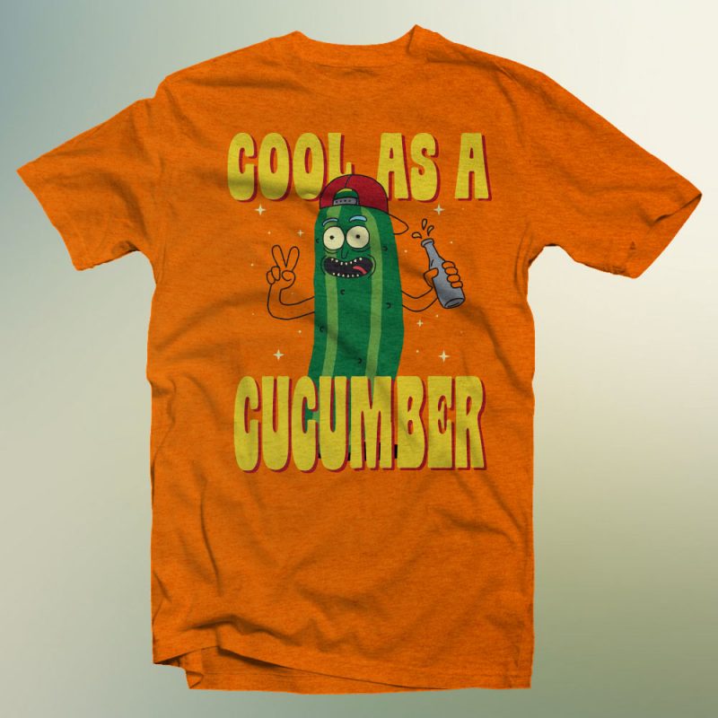 cool as a cucumber t shirt design for purchase