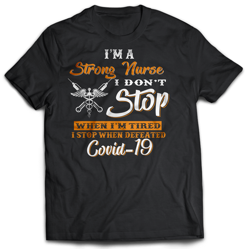 bundle 42 Corona virus Covid 19 and nurse psd file editable text and layer t shirt bundles t shirt design for printful