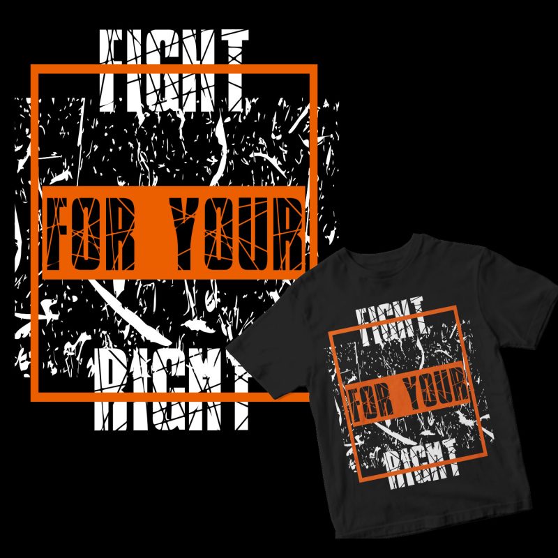 fight for your right commercial use t-shirt design