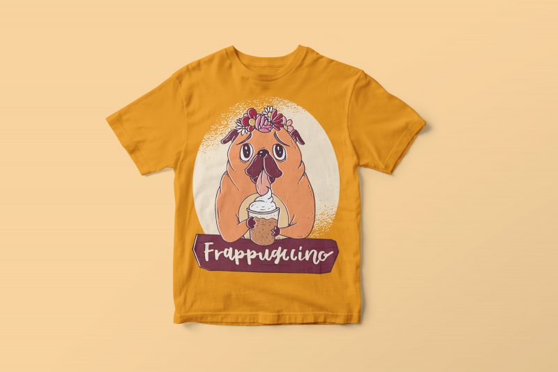 Dog Frappugcino buy t shirt design