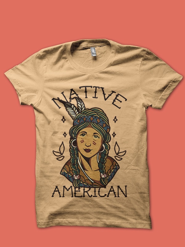 indian girl graphic t-shirt design