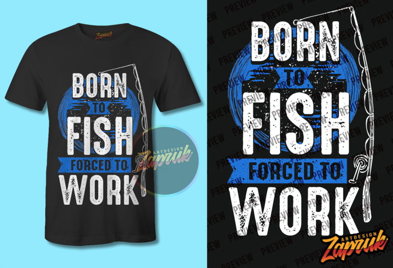 5 FISHING TSHIRT DESIGN PNG