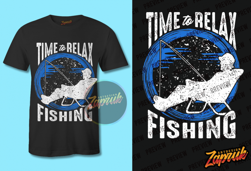 5 FISHING TSHIRT DESIGN PNG