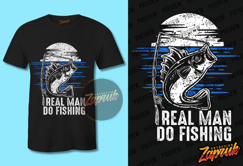 5 FISHING TSHIRT DESIGN PNG