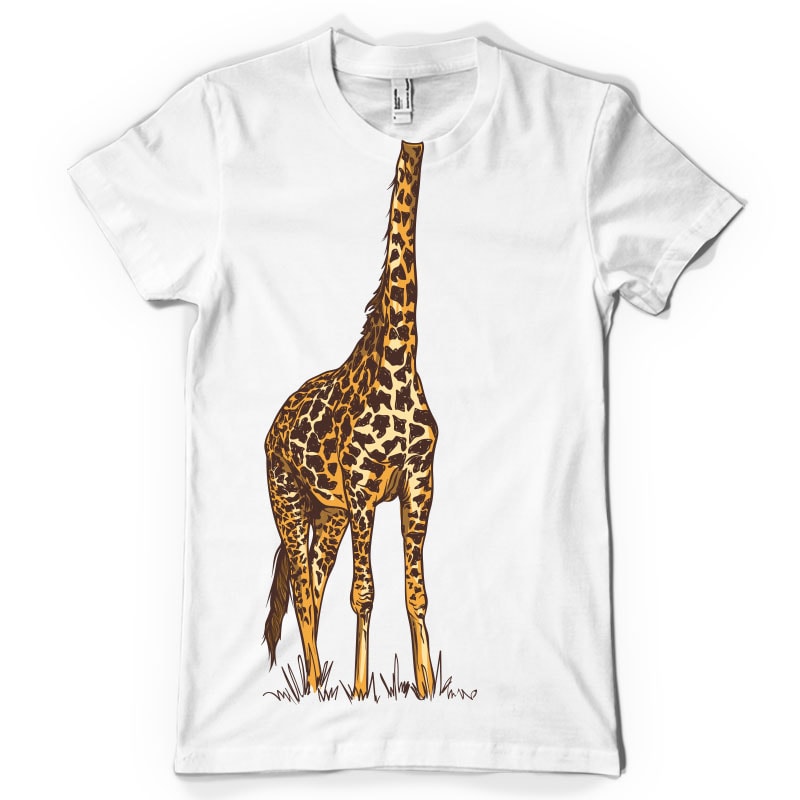 I am a giraffe t-shirt design for sale