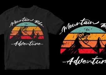 mountain bike adventure buy t shirt design artwork