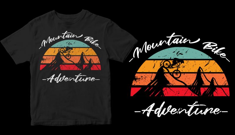 mountain bike adventure buy t shirt design artwork