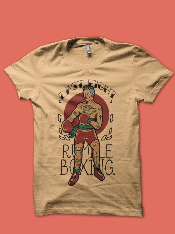 last fight shirt design png