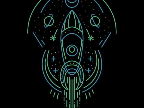 Journey to the outer space buy t shirt design for commercial use