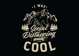social distancing t-shirt design for sale