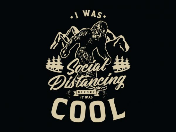 Social distancing t-shirt design for sale