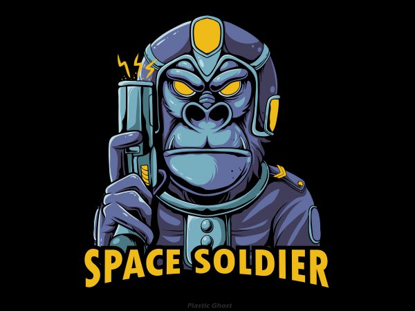 Space soldier buy t shirt design artwork