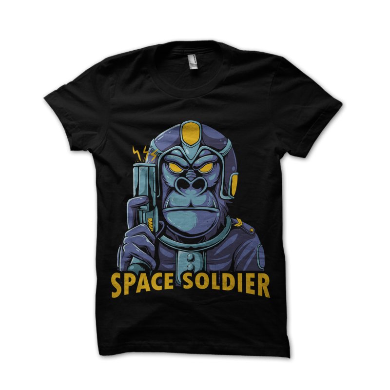 Space soldier buy t shirt design artwork