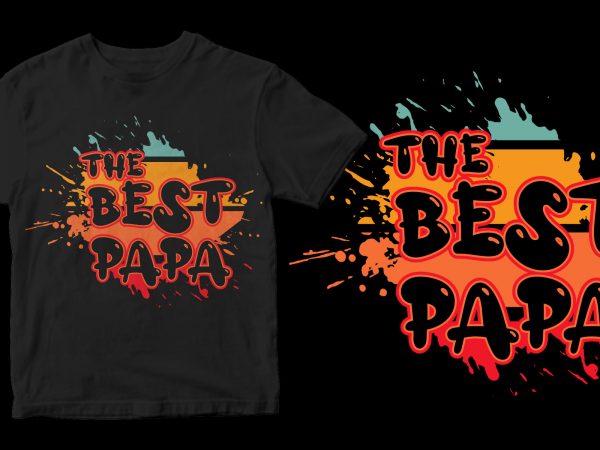 The best papa shirt design png
