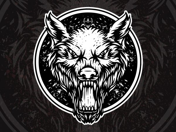 Wolf t-shirt design