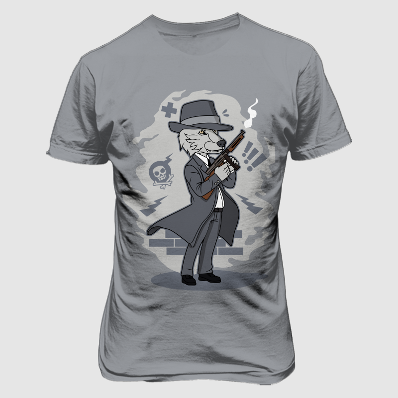 wolf mafia t-shirt design for sale