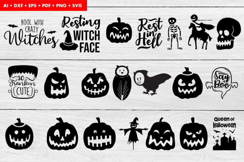 t-shirt vector Big Bundle Halloween T-shirt Designs