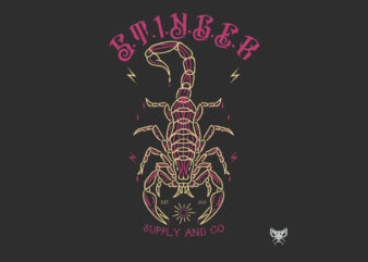 Scorpion 2 T-Shirt Design