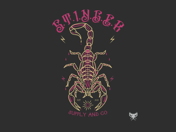 Scorpion 2 t-shirt design