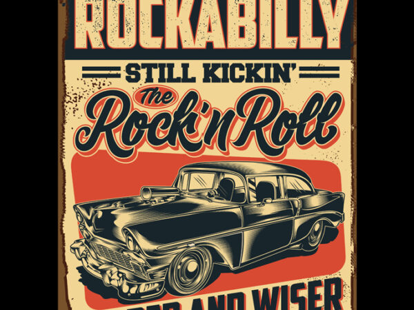 Rockabilly t shirt design online