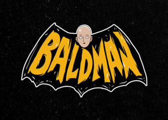 baldman buy t shirt design