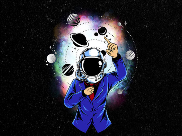 Astro suit t shirt design for sale