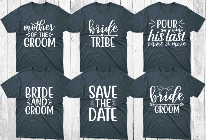 20 Wedding Tshirt Designs Bundle, Wedding svg designs, Wedding svg bundle, Wedding craft designs, v craft bundle, Wedding cricut, Wedding cutfiles