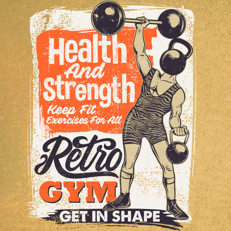 retro gym 2 - Buy t-shirt designs