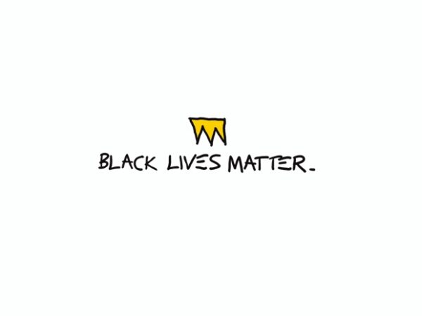 Black lives matter text t shirt design