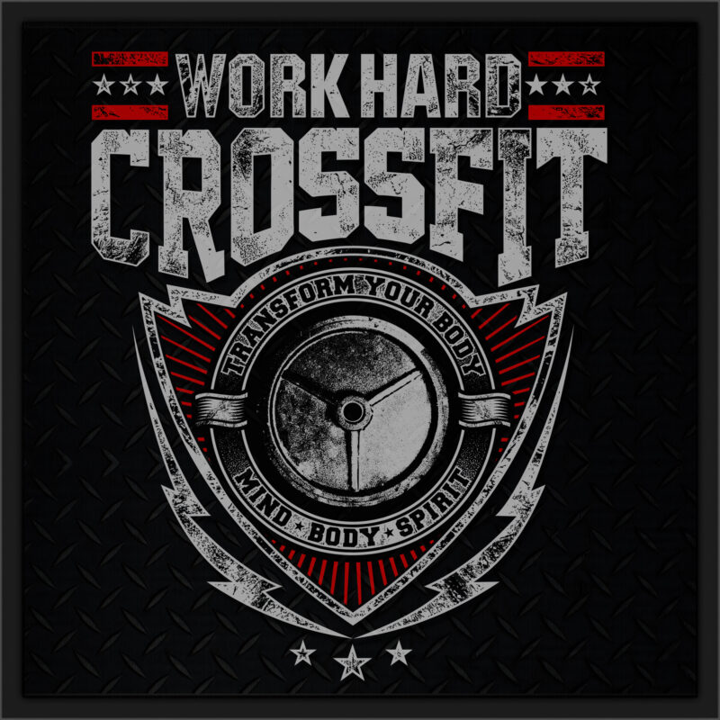 komedie Papua Ny Guinea boliger WORK HARD CROSSFIT - Buy t-shirt designs