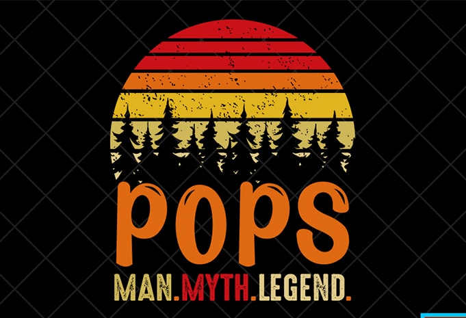 Father's Day png Colorful Dad png Digital Download Pops Man Myth Legend Sublimation