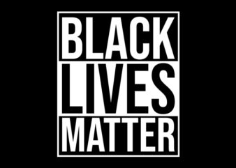 black lives matter t shirt design template