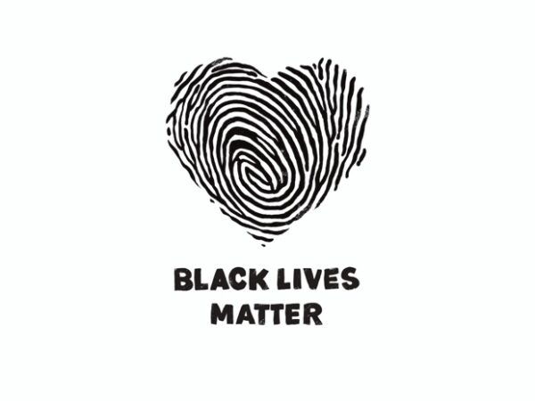 Black lives matter – love t-shirt design