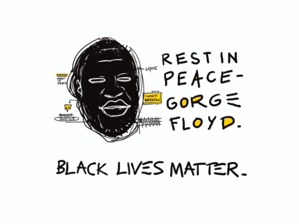 Rest in piece george floyd t shirt design to buy