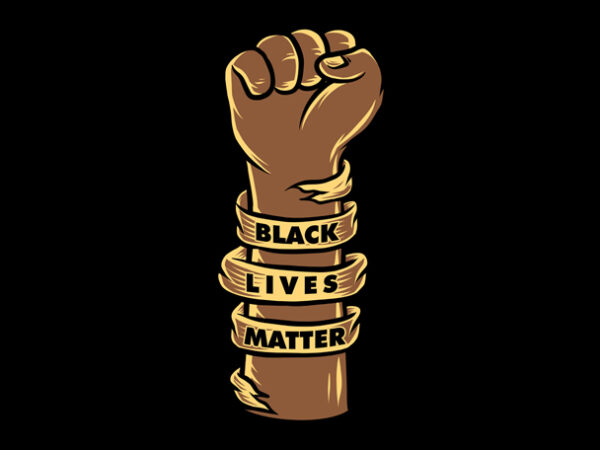 Hand fight black lives matter design for t shirt buy t shirt design artwork