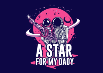 A STAR FOR MY DAD buy t shirt design artwork