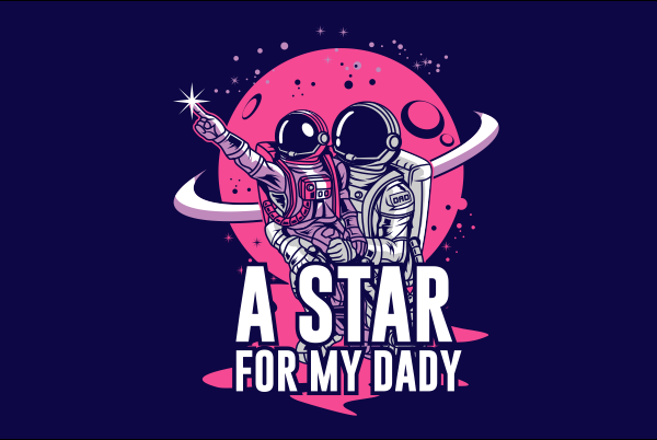 A star for my dad buy t shirt design artwork