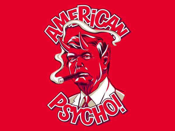 American psycho t shirt design to buy
