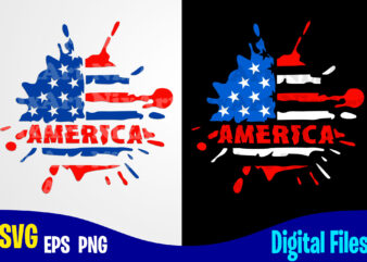 America svg, 4th july, 4th of July svg, USA Flag, Stars and Stripes, Patriotic, America, Independence Day design svg eps, png files for cutting machines