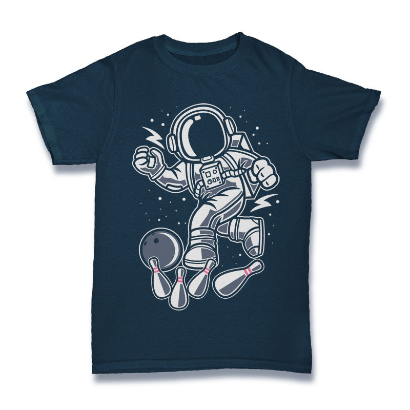 t-shirt vector 50 Astronaut Tshirt Designs Bundle