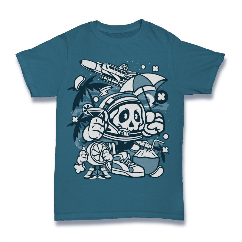 t-shirt vector 50 Astronaut Tshirt Designs Bundle