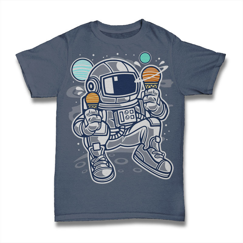 t-shirt vector 50 Astronaut Tshirt Designs Bundle