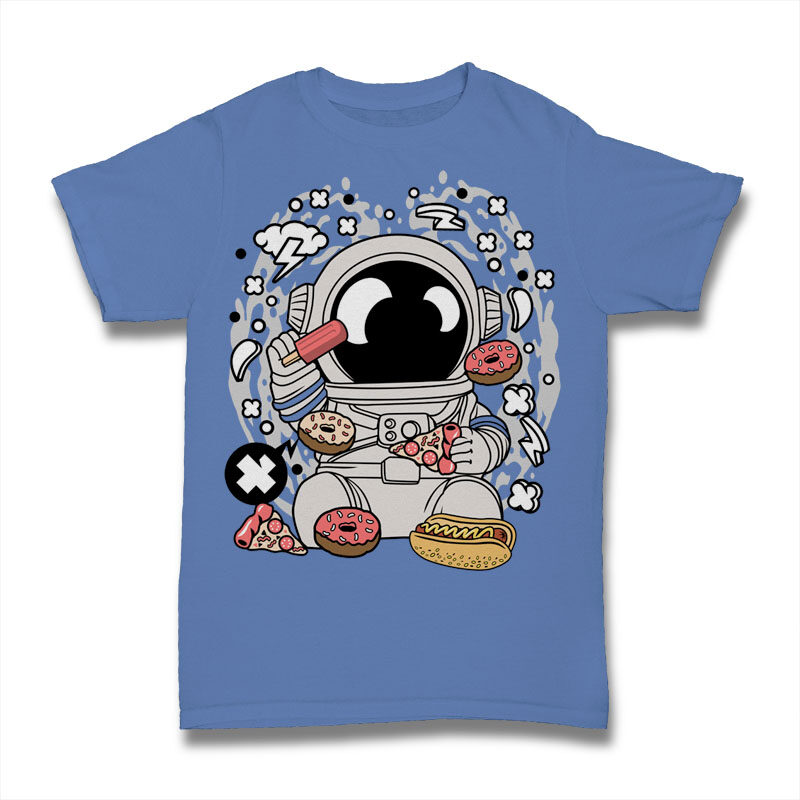 t-shirt vector 50 Astronaut Tshirt Designs Bundle