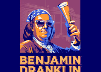 Benjamin Dranklin t shirt design to buy