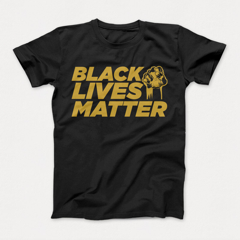 Black Lives Matter design for t shirt vector t shirt design