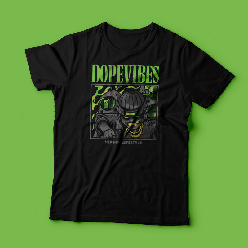 Dope Vibes T-Shirt Design