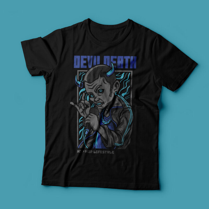 Devil Death T-Shirt Design