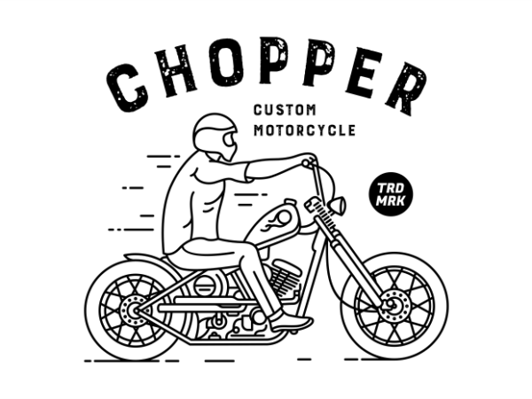 Chopper 1 t shirt design template