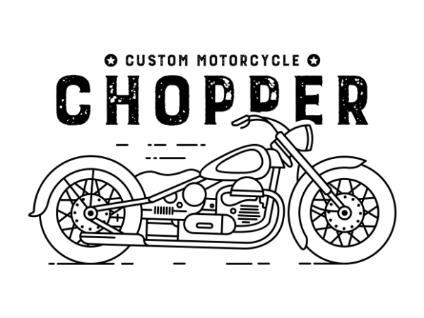 Chopper 2 graphic t-shirt design